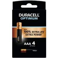 Duracell Batteries Optimum AAA Pack of 4