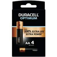 Duracell Batteries Optimum AA Pack of 4