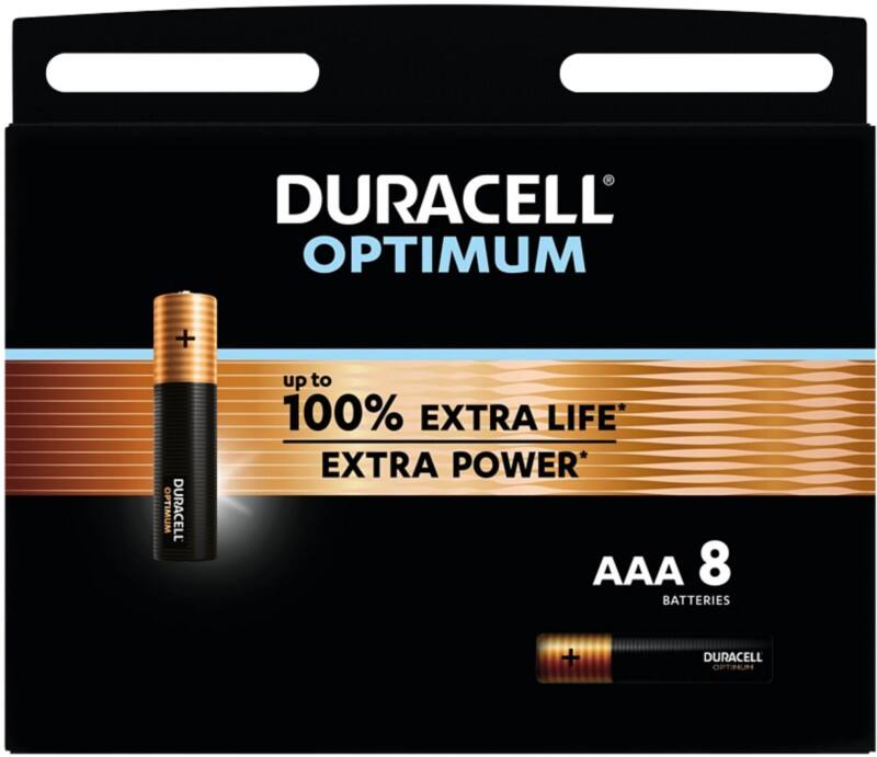 Duracell Batteries Optimum AAA Pack of 8