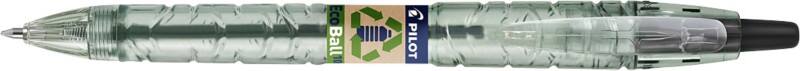 Pilot B2P Ecoball Ballpoint Pen Black Medium 0.4 mm Refillable Pack of 10