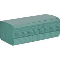 essentials Hand Towels V-fold Green 1 Ply HV1G3600DS Pack of 15 of 240 Sheets
