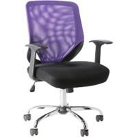 Alphason Office Chair Atlanta Black, Purple 570-470 x 500 mm