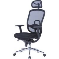 Alphason Miami Back Chair Black 500 x 570 mm