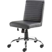 Alphason Lane Office Chair Basic Tilt Faux Leather Height Adjustable Seat Black 114 kg