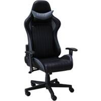 Alphason Senna Gaming Chair Basic Tilt Plastic Height Adjustable Black, Grey 114 kg