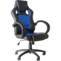 Alphason Office Chair Vortex with Adjustable Seat Black, Blue