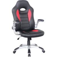 Alphason Office Chair Houston Black, Red 560-460 x 580 mm