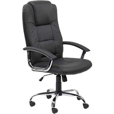 Alphason Office Chair Houston Black 600-500 x 520 mm
