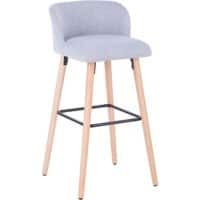 Alphason Claremont Bar Stool Grey