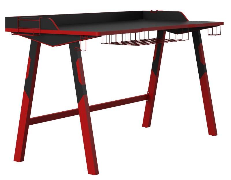 Alphason Fuego Gaming Desk Black 1,365 (W) x 650 (D) x 805 (H) mm