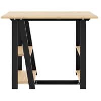 Alphason Penzance Non Height Adjustable Home Office Desk Rectangular Oak 1,000 (W) x 550 (D) x 760 (H) mm Wood