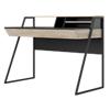 Alphason Non Height Adjustable Desk AW3160 Oak Black 2 Drawers 1,185 x 595 x 895 mm