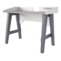 Alphason Truro Desk Grey 900 x 1200 mm