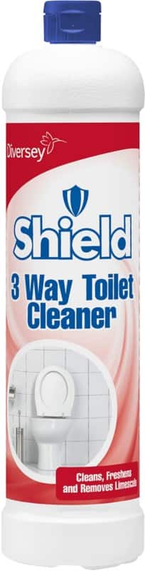 SHIELD Toilet Cleaner 3 Way Fresh 1 L Pack of 12
