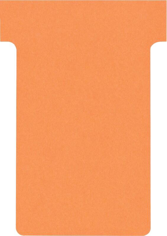 Nobo Size 2 T-Cards Orange Pack of 100