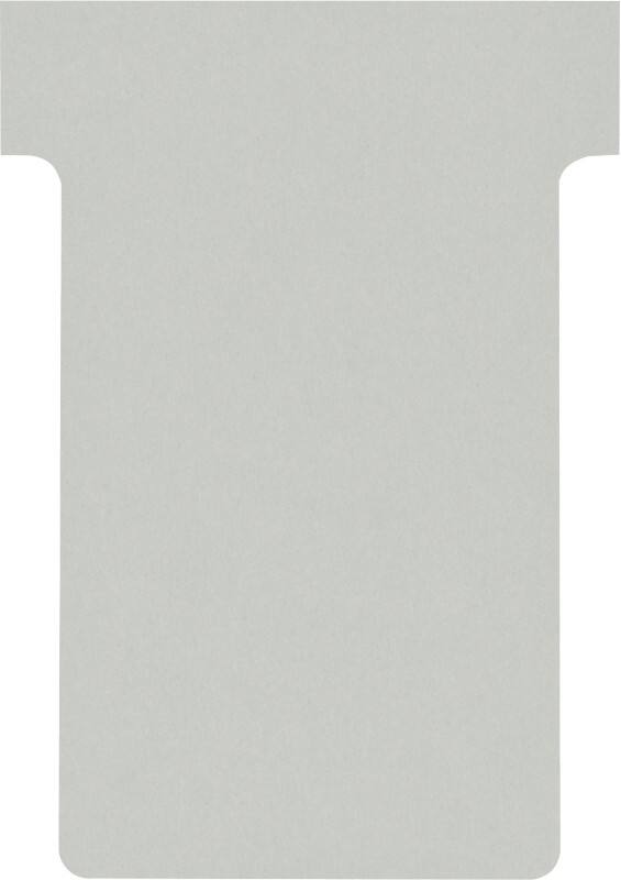 Nobo Size 2 T-Cards Silver Pack of 100