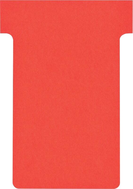 Nobo Size 2 T-Cards Red Pack of 100