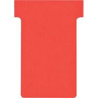Nobo Size 2 T-Cards Red Pack of 100
