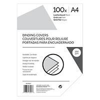 Binding Cover A4 Black 250 gsm Leather 6905301 Pack of 100