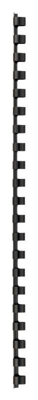 Binding Comb 10 mm A4 for 65 Sheets Black Pack of 100