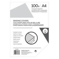Binding Cover A4 Plastic 185-190 Microns Transparent Pack of 100