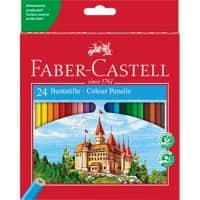Faber-Castell Classic Colour Colouring Pencils Assorted Pack of 24