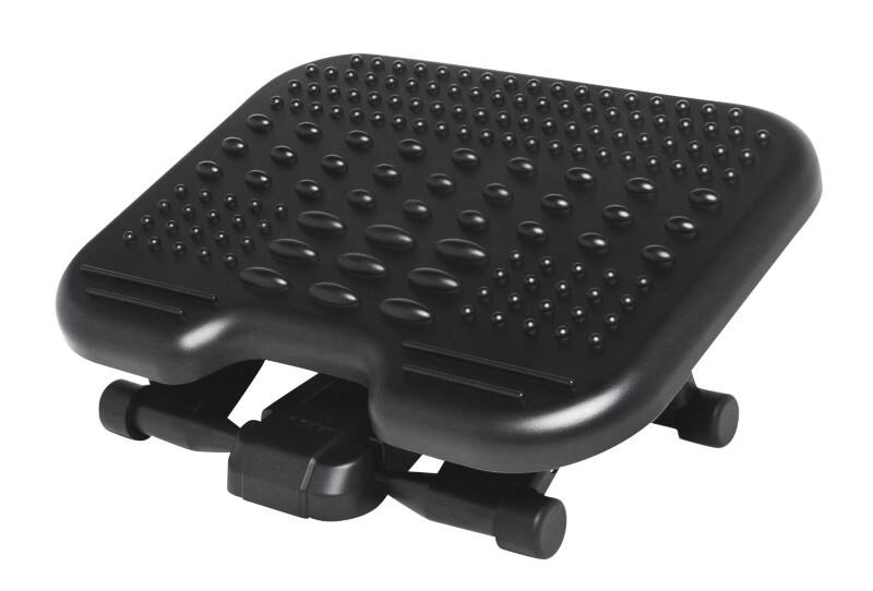 Kensington SoleMassage Height Adjustable Foot Rest 56155EU 462 x 362 x 100 mm Black