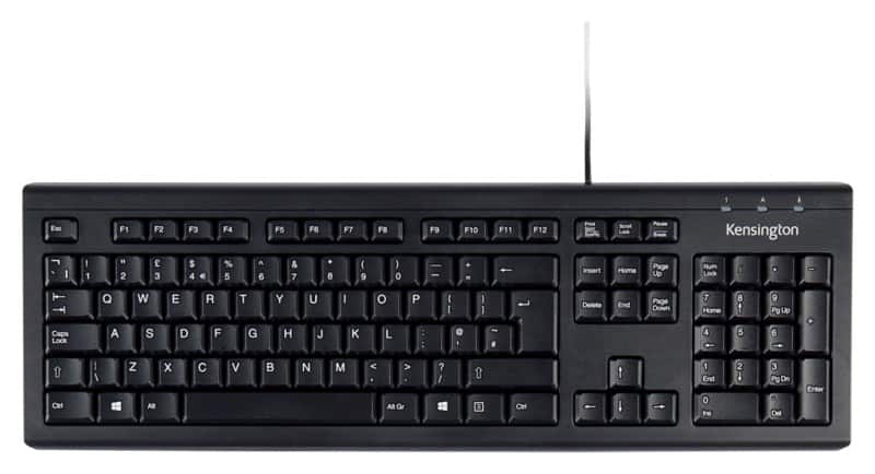 Kensington ValuKeyboard Wired Full-Size Keyboard 1500109 QWERTY 1.5 m USB-A Cable Black