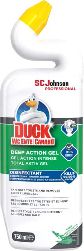 Duck SC Johnson Professional Toilet Cleaner Deep Action Gel Fresh Pine Fragrance 750ml