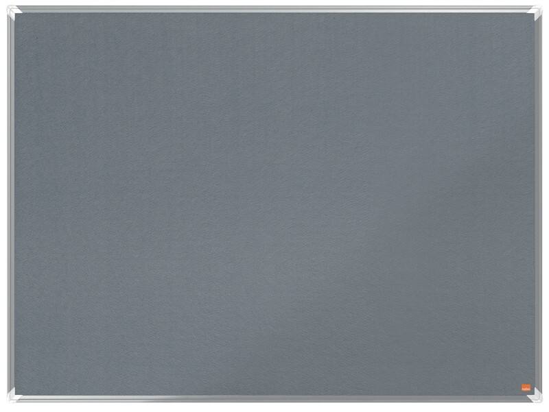 Nobo Premium Plus Grey Felt Noticeboard 1200 x 900mm