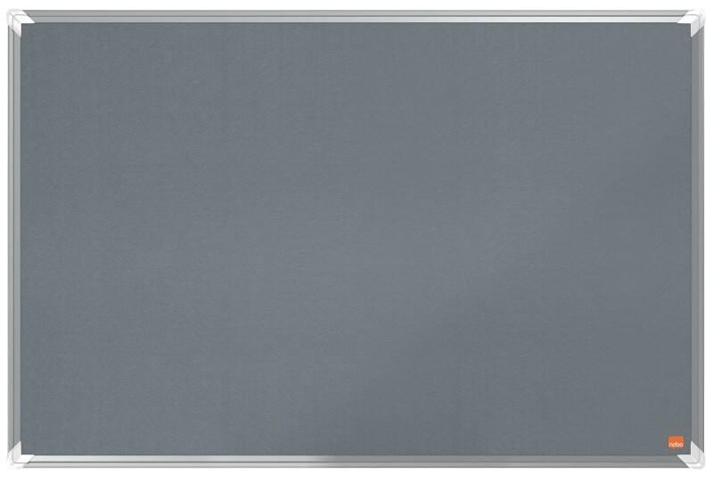 Nobo Premium Plus Grey Felt Noticeboard 900 x 600mm