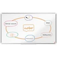 Nobo Premium Plus Widescreen Whiteboard Wall Mounted Magnetic Lacquered Steel 1220 x 690mm