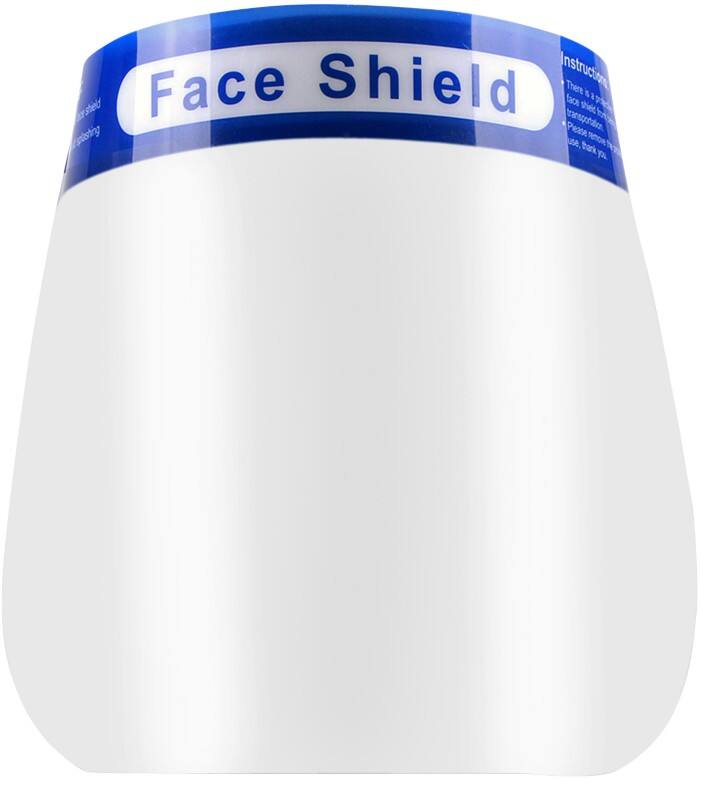 CLICK MEDICAL Protective Face Shield Plastic Pack of 10