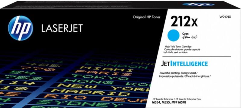 HP 212X Original Toner Cartridge W2121X Cyan