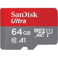 SanDisk Ultra Memory Card 64 GB MicroSDXC Class 10 + SD Adapter