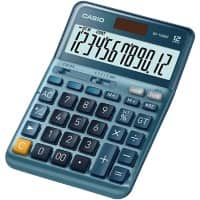 Casio DF-120EM Desktop Calculator 12 Digit LCD Display Blue