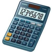 Casio MS-88EM Desktop Calculator 8 Digit LCD Display Blue