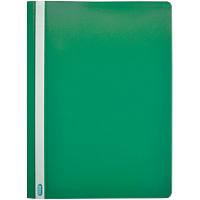 ELBA Report File 160 Sheets ClearView A4 Green Plastic Pack of 50