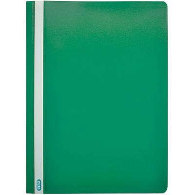 ELBA Report File ClearView A4 Green Plastic Pack of 50