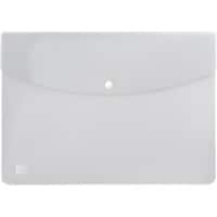 ELBA Document Wallet Urban A4 Press Stud PP (Polypropylene) Transparent Pack of 5