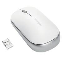 Kensington SureTrack Dual Wireless Ergonomic Mouse K75353WW Optical For Right and Left-Handed Users Bluetooth/USB-A Nano Receiver White