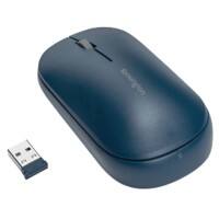 Kensington SureTrack Dual Wireless Ergonomic Mouse K75350WW Optical For Right and Left-Handed Users Bluetooth/USB-A Nano Receiver Blue
