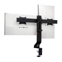 Kensington SmartFit Space-Saving Ergonomic Height Adjustable Dual Monitor Arm K55513WW Up to 27” 735 x 145 x 180 mm Black