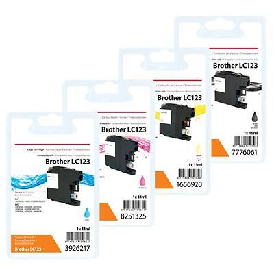 Viking Compatible Brother Ink Cartridge Black, Cyan, Magenta, Yellow Pack of 4 Multipack