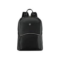 Wenger Backpack 610190 14 Inch Polyester, PVC Black 31 (W) x 16 (D) x 41 (H) cm