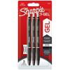 Sharpie Retractable Gel Pen 0.7 mm Black Pack of 3