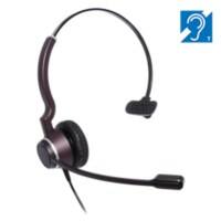 JPL HAC-1 Wired Mono Headset Over the Head With Noise Cancellation QD Male With Microphone Purple