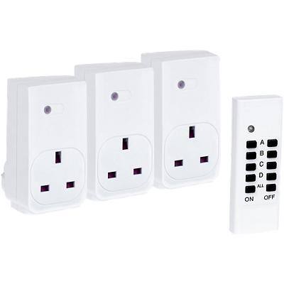 SMJ 3 Remote Controlled Socket White