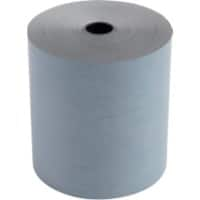 Exacompta Till Roll 43918E Blue, Grey 80 mm x 80 mm x 12 mm x 76 m Pack of 10