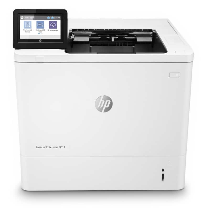 HP LaserJet Enterprise M611dn Mono Laser Printer A4 White